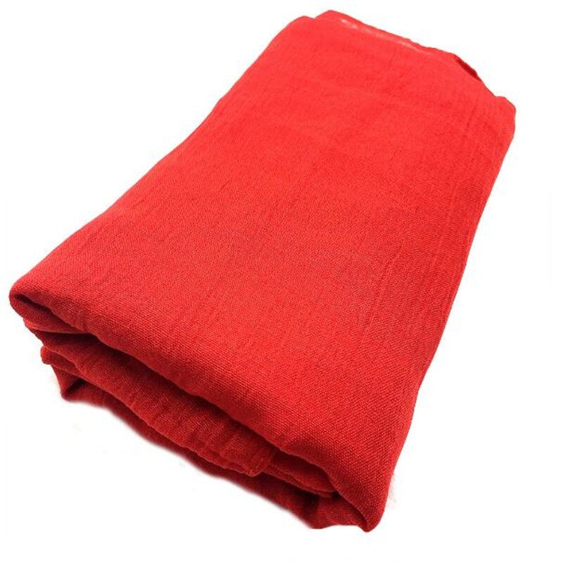 Pasgeboren Fotografie Props Zuigeling Kostuum Outfit 180Cm Lange Katoenen Zachte Foto Wrap Bijpassende Baby Foto Props Fotografia: 8 red