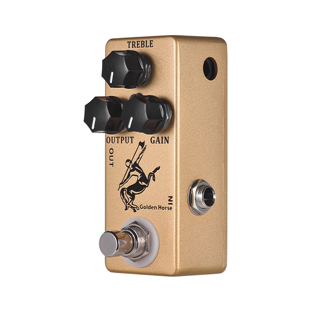 Mosky cheval d'or Klon centaure guitare Overdrive effet pédale coque pleine métal véritable dérivation
