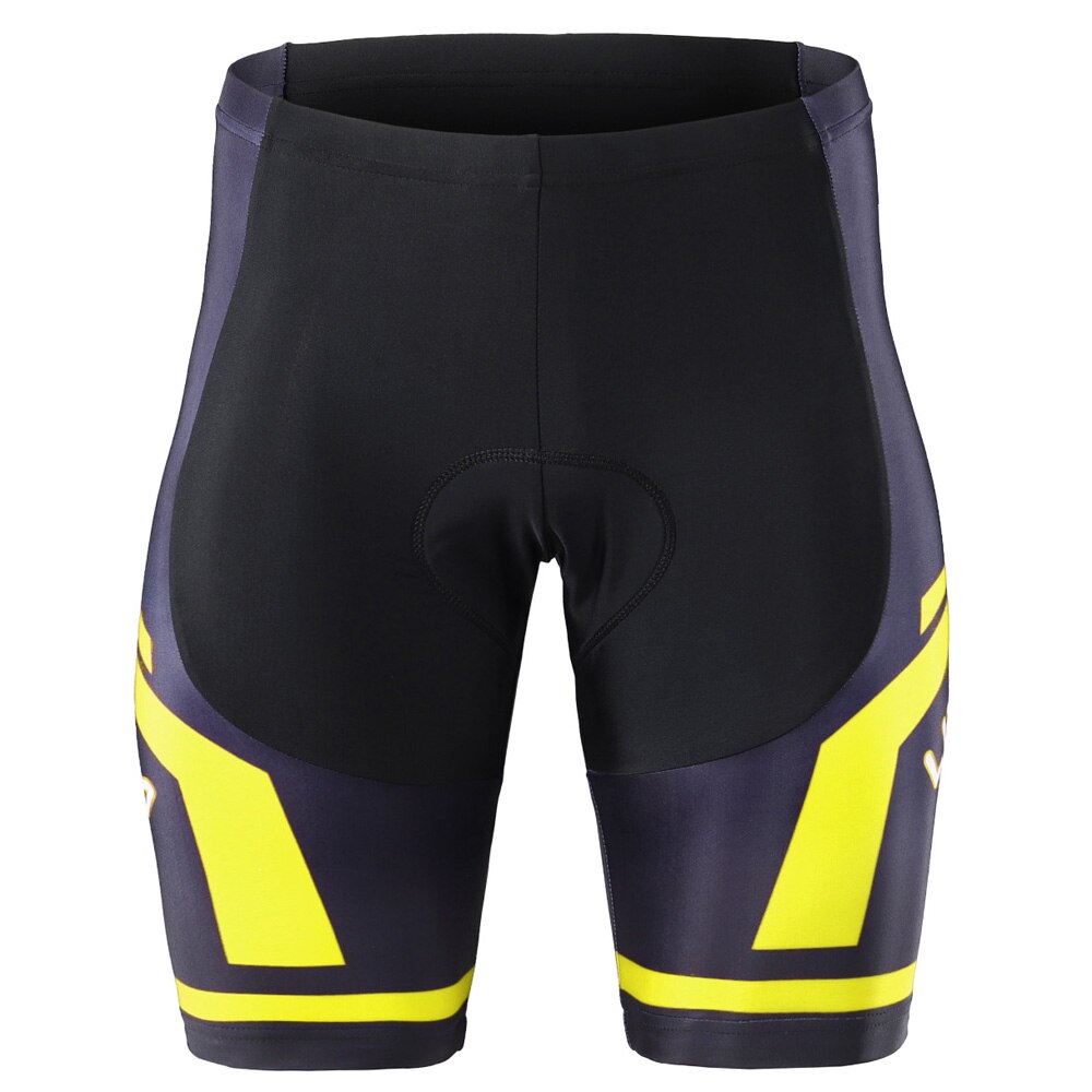 Men's Cycling Shorts Bicycle Shorts with Cushion Pad Shorts Tights Breathable 3D Gel Padding: Yellow / M