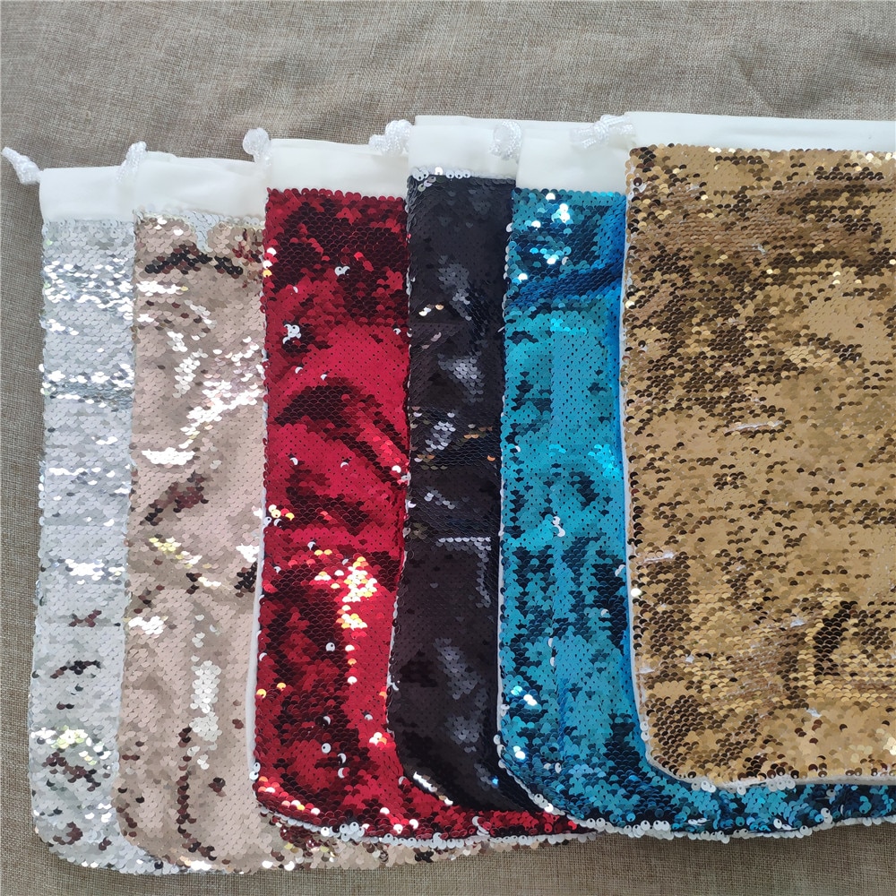 Impressão de transferência térmica mágica lantejoulas meias de natal diy personalizado em branco suprimentos tamanho por atacado: 42*26cm