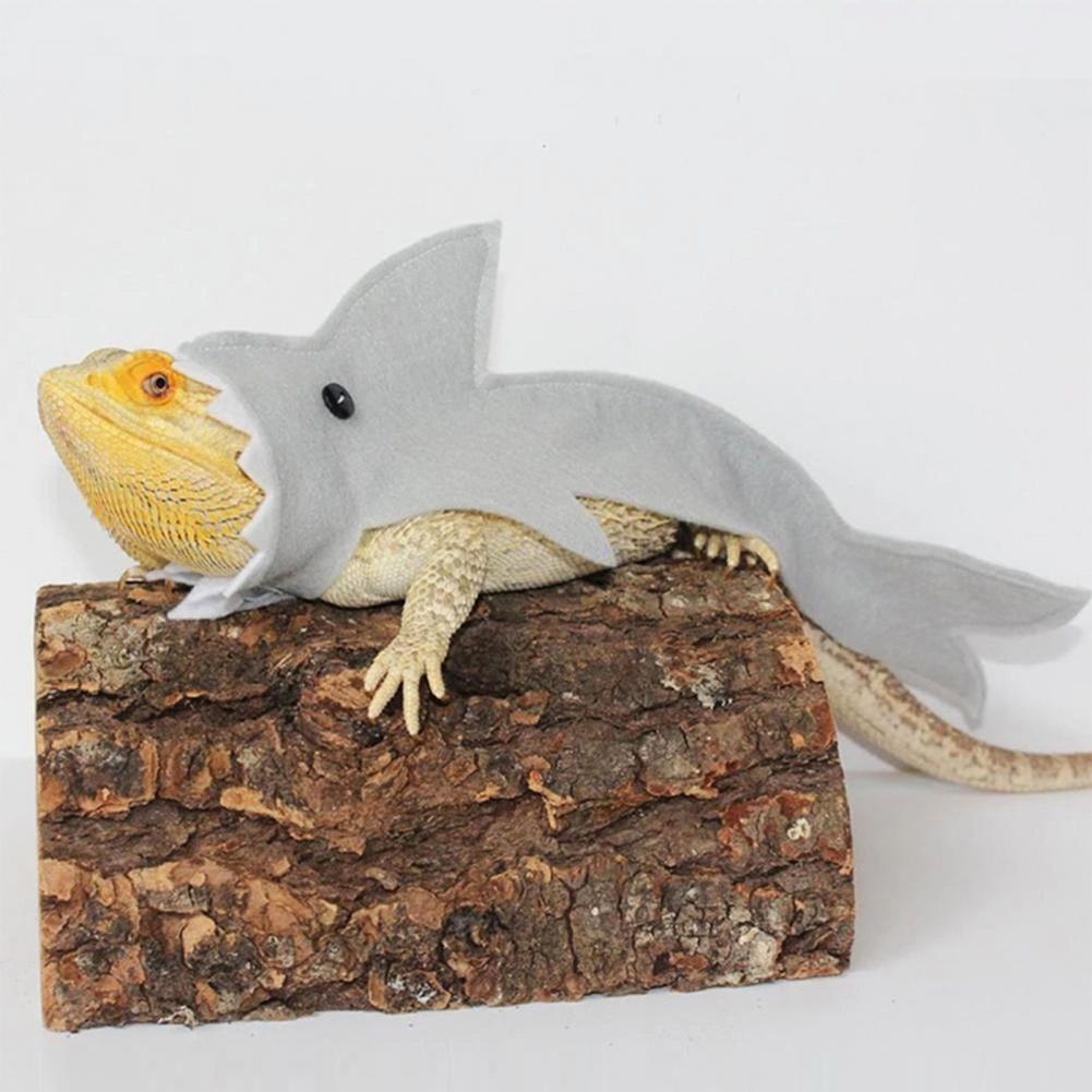 Lizard Costume Realistic Shark Shape All-match Lizard Animal Costume Felt Cloth Cute Lizard Animal Costume Pet Accessories