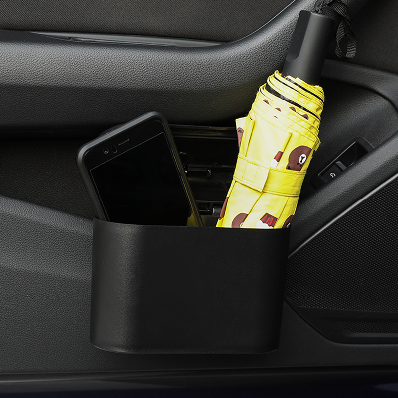 Hängender Auto-Mülleimer, ABS, quadratisch, für Fahrzeuge, Mini-Mülleimer, Auto-Innenraum, Aufbewahrungskoffer, Automobil-Zubehör