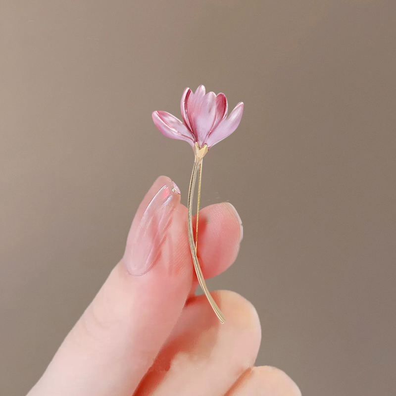 Spille di libellula con ali trasparenti in resina per le donne moda spille da bavero con piccoli insetti distintivo di animali di cristallo regali di gioielli: Titanio placcato