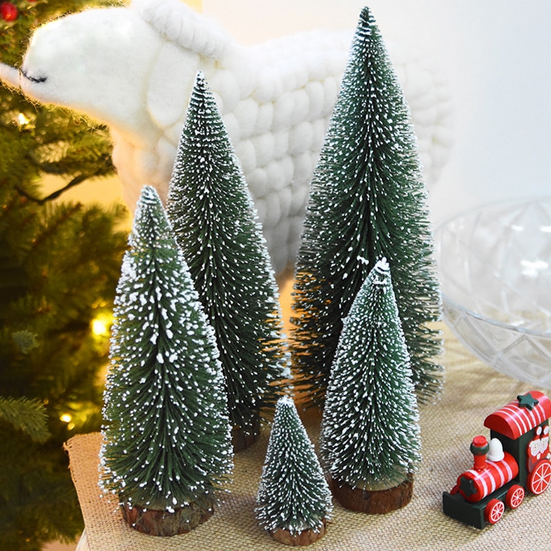 Mini Kerstboom Jaar Kleine Pijnboom Voor Home Decorations Tablewear Decoratieve Ornamenten Kerst Decor