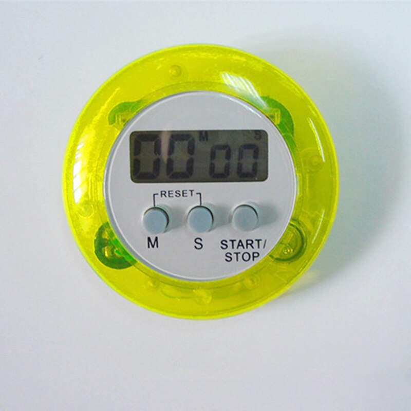 Multi Plastic Kitchen timer Round Electronic Timer Kitchen Countdown Timers Alarm Random Color Kitchen Timer