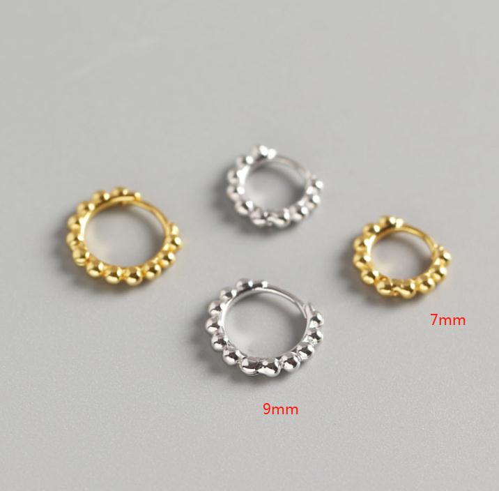 Roxi mini runde perler små øreringe til kvinder mænd bryllup øreringe usædvanlige 925 sterling sølv fine smykker pendientes