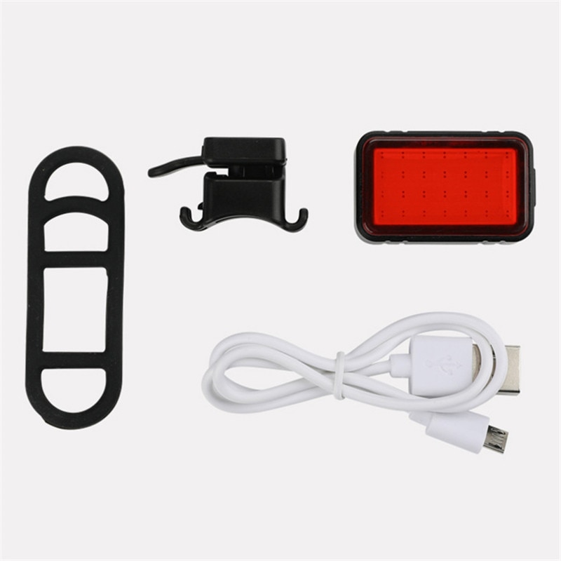 Usb Oplaadbare Fiets Licht Led Fiets Licht Flash Staart Achter Fiets Licht Zadelpen Waterdichte Led Rijden Achterlicht