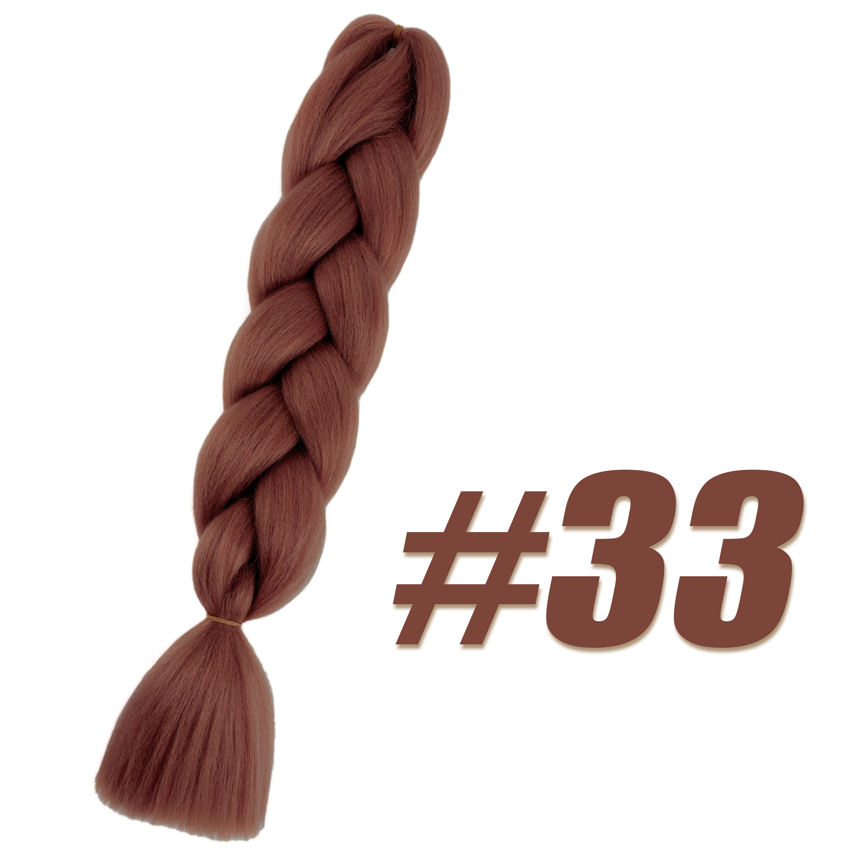 Capelli sintetici Kanekalon tutto'uncinetto Intrecciare i capelli pre allungati Ricci jumbo Trecce Estensioni Accessori per capelli per trecce per ragazze