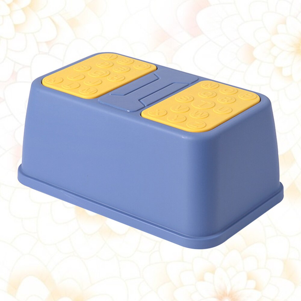 1PC Toilet Stool Hand Washing Stepping Stool Anti-slip Footstool for Kids Children (Yellow): Blue