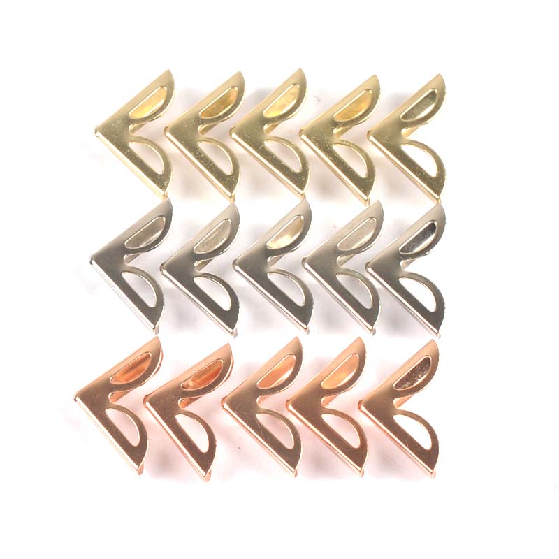 50 pz 16x16x2.5mm nuvole angoli metallici vuoti artigianato fai da te Scrapbooking abbellimento album libri decorazione C2206