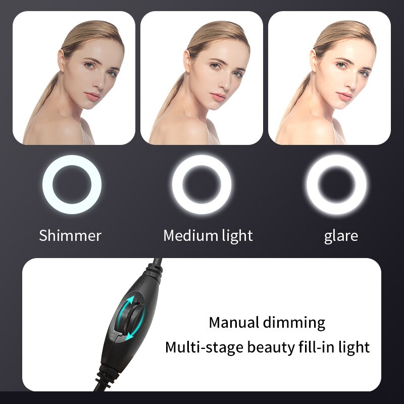1080P 2K WebCam Computer Camera Webcam Auto Focus HD Fill Light Web Cam With Microphone LED Light Camera For Conference
