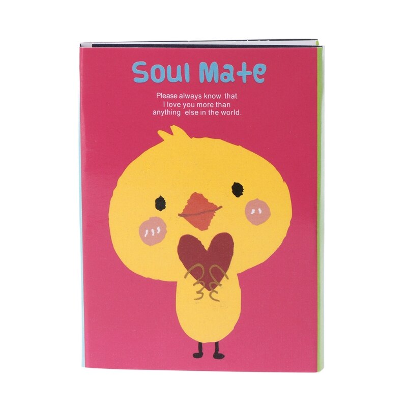 Leuke Cartoon Dier Notitie Memo Pad Notebook Label Briefpapier