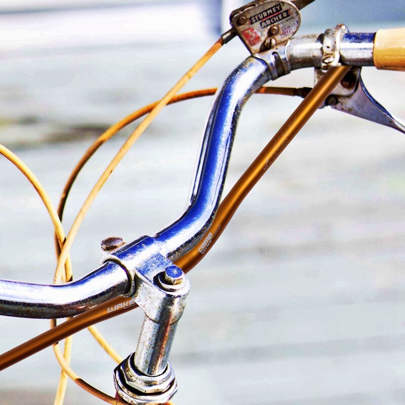 WAKE 31.8 x 780 mm MTB Mountain Bike Bicycle Aluminum Alloy Riser Handlebar(gold)