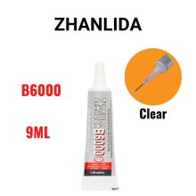 100 sztuk Zhanlida B6000 9ML wyczyść kontakt naprawa telefonu klej uniwersalny DIY klej z precyzyjną końcówką aplikatora: Default Title