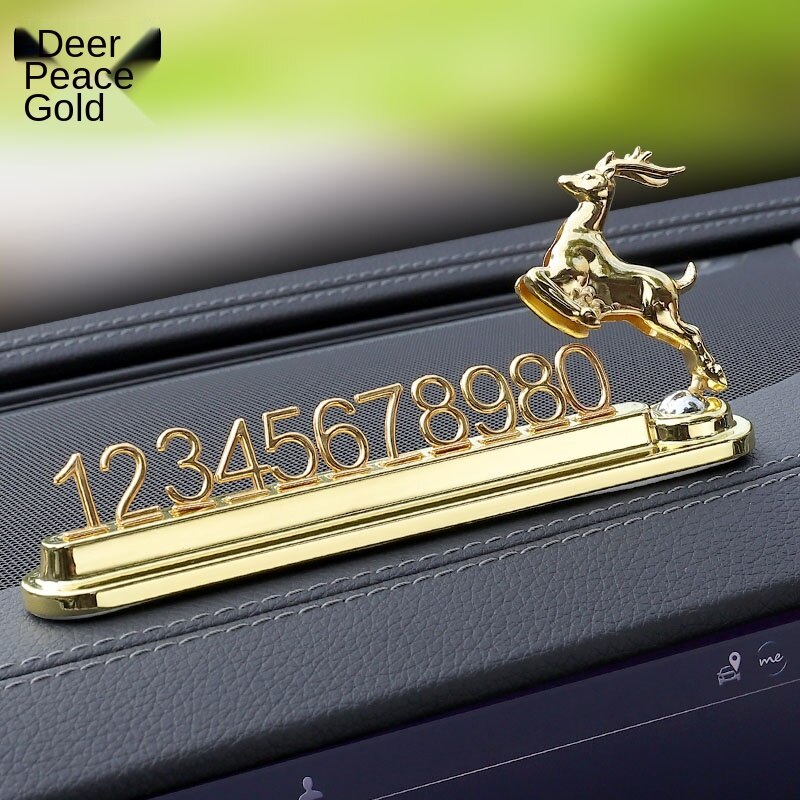 Car Temporary Parking Sign Car Car Moving Car Interior Decoration Supplies Decoration: D