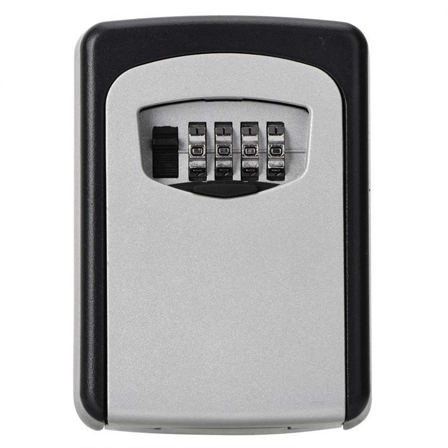 4 Digit Combination Password Safe Wall Mounted Keys Storage Lock Box Security Coded Lock Security Safes Lock Key Safe Box
