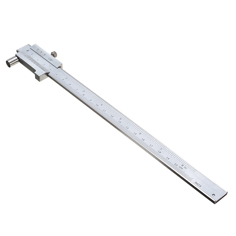 200mm Stainless Steel Vernier Caliper Scale Parallel Marking Gauge Vernier Caliper With Protective Bag 0.1mm Accuracy