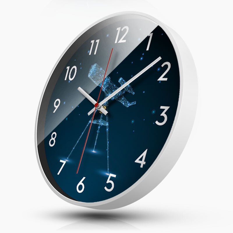 Large Modern Wall Clock Living Room Luxury Metal Wall Watches Home Decor Bedroom Silent Horloge Mural Ideas FZ164: Style 4 / 14 inch