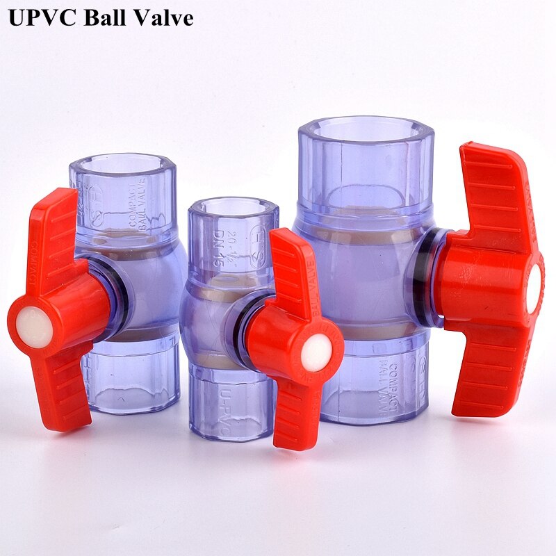 Connecteur Direct de tuyau UPVC, coude d'aquarium, bouchon d'extrémité de Joint d'eau de jardin, Tube d'irrigation, Valve de Joint en T, 20 ~ 110mm, 1 pièce: Black / 1/4 ''