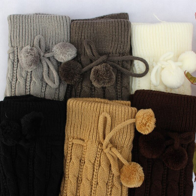 Sparil Vrouwen Winter Lange Legging Warmers Gebreide Stropdas Bal Boot Kniehoge legging Gehaakte Beenwarmers Vrouwelijke