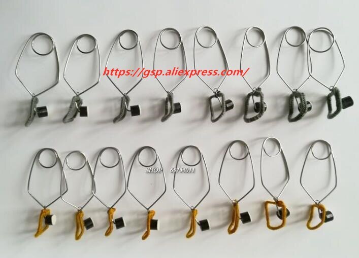 Instrument wartung werkzeug flöte klarinette einzug clip backen pad clip flöte klarinette wartung pad ersatz werkzeug: 16pcs