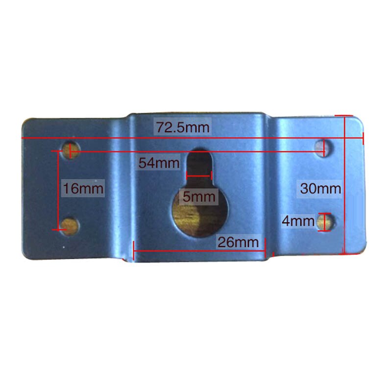 speaker mount steel plate U shaped for speaker back hook