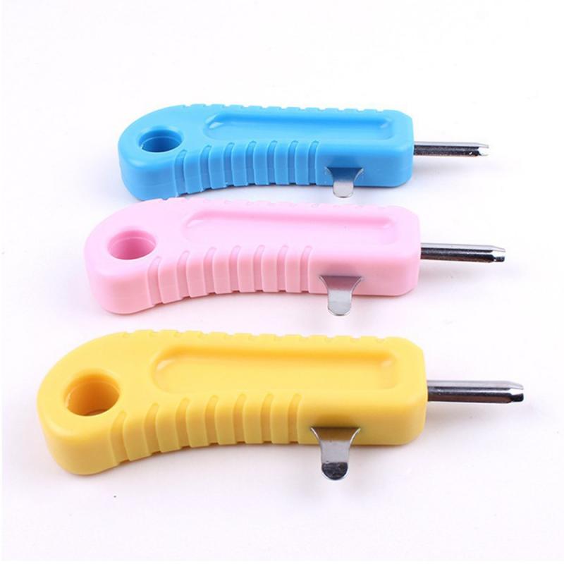 1* Nut Cracker Pistachio Nut Opener Stainless Steel Plastic Handle Nut Open Tool Sheller Manual Nut Opener Kitchen Accessories