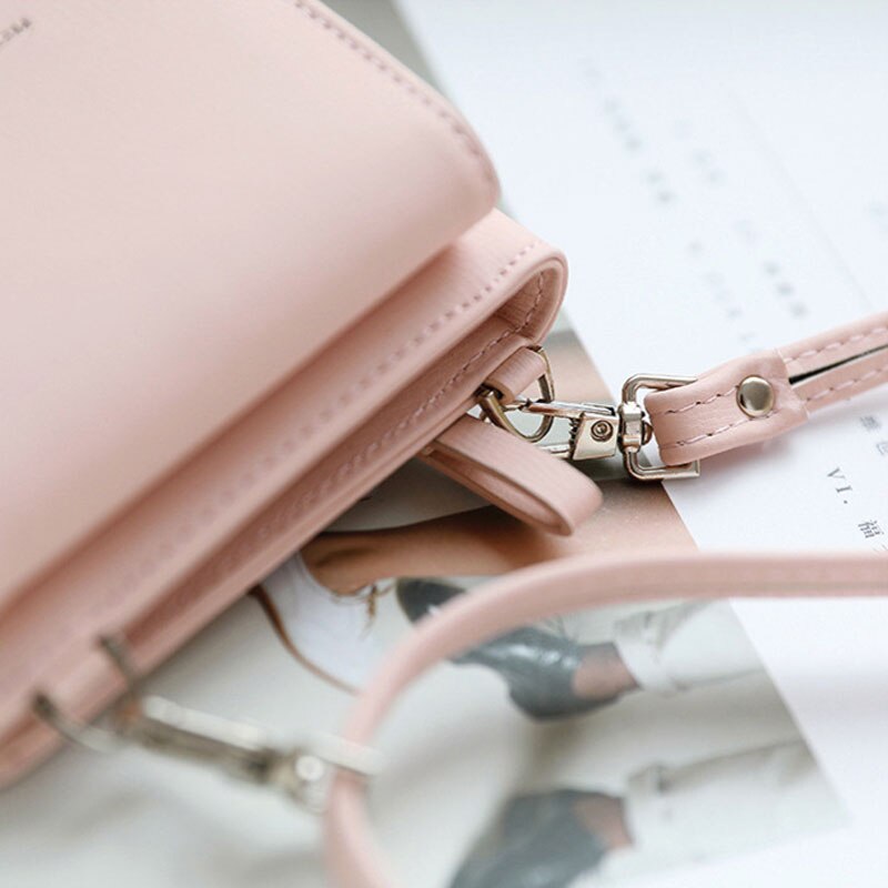 Women Casual Wallet Brand Cell Phone Wallet Big Card Holders Wallet Handbag Purse Clutch Messenger Shoulder Straps Bag