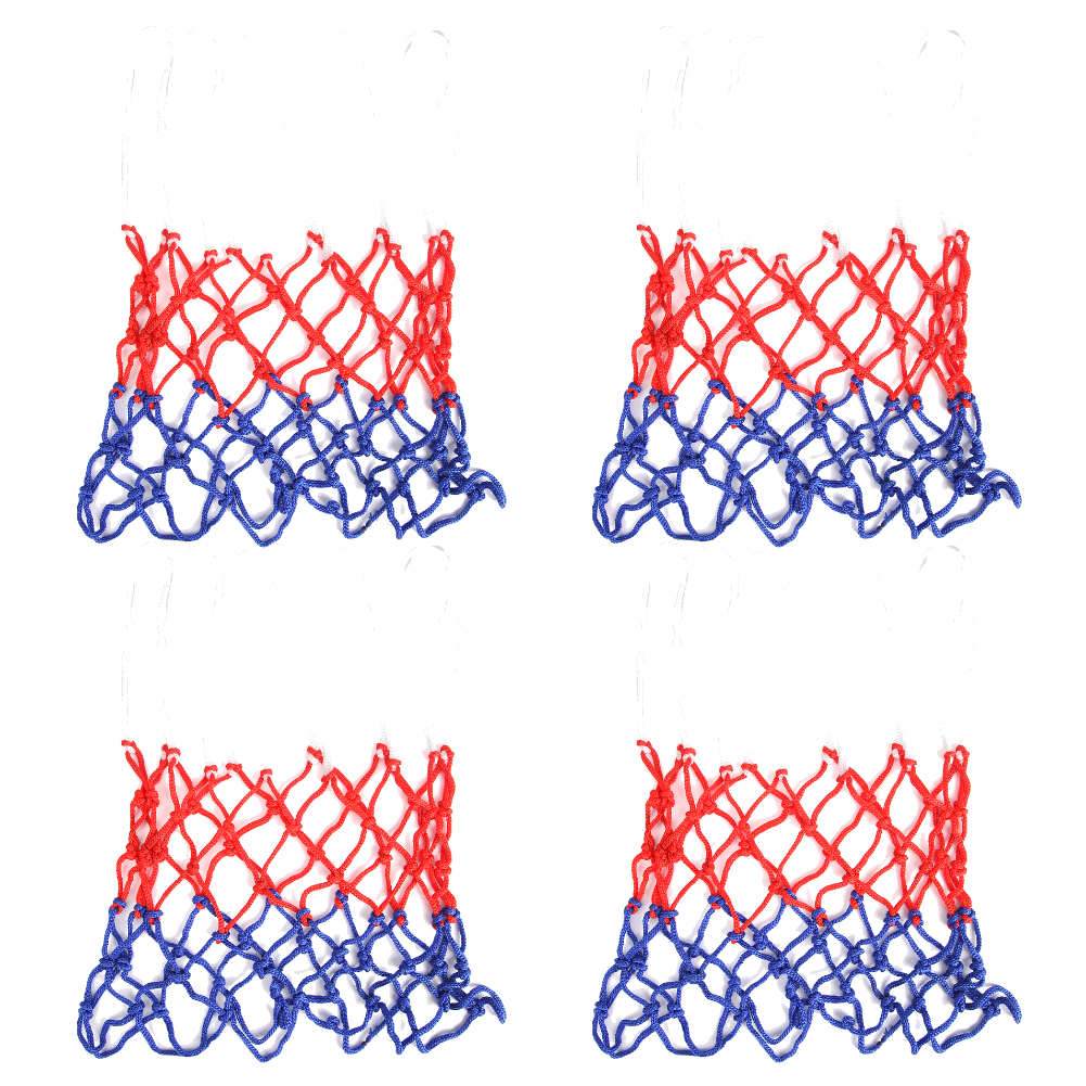 Basketball Hoop Mesh Net Durable Standard Size Nylon Thread Sports Backboard Rim Ball Pum Sports Entertainment: PURPLE