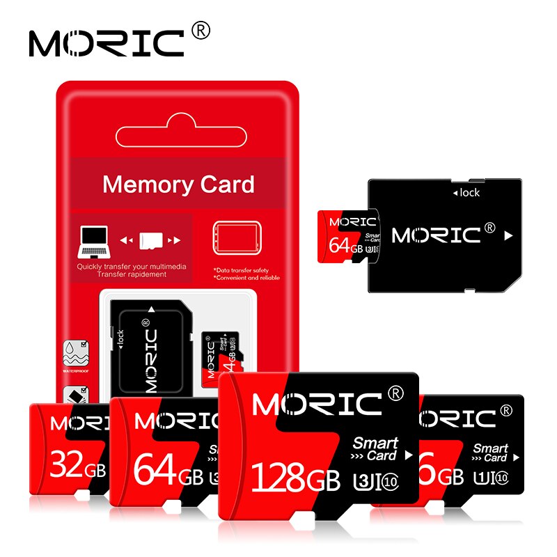 Cartão micro sd 8gb 16gb 32gb, cartão tf classe 10 64gb 128gb 256gb de memoia cartão de memória flash usb, com adaptador livre