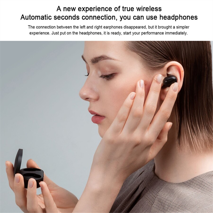 Original Xiaomi Redmi Airdots S TWS Bluetooth 5,0 Drahtlose Kopfhörer Stereo bass Ohrhörer Sport Headset Für IOS Android Telefon