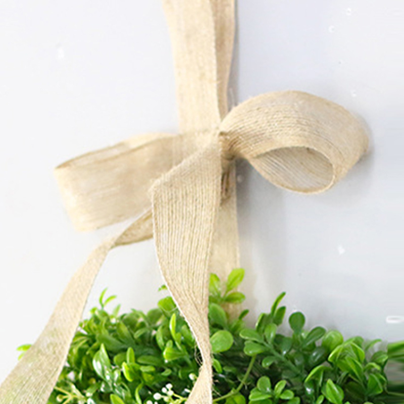 Guirnalda de la suerte para colgar en la puerta, cartel colgante de Pascua, Primavera, decoración de pared del hogar, guirnalda Artificial, adorno para boda, y habitación