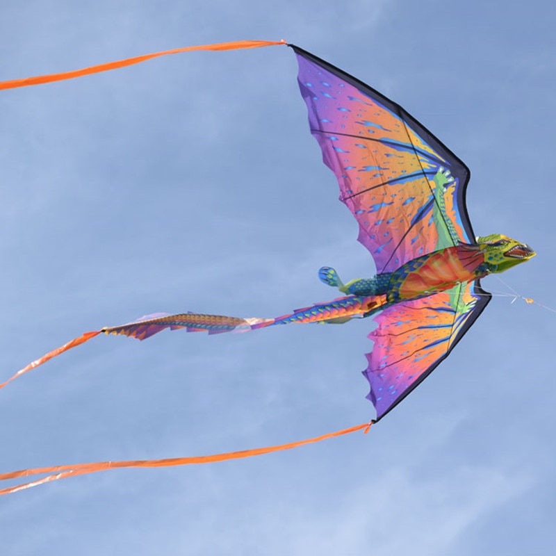 big stereo Dragon Kite 190cm With Line Outdoor sport toys For Fun Kite