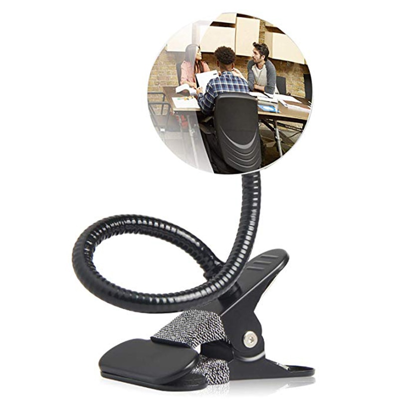 Slingifts Clip On Cubicle Mirror Computer Rearview Mirror Convex Mirror for Personal Safety or Security Cabinet Desk Rear View
