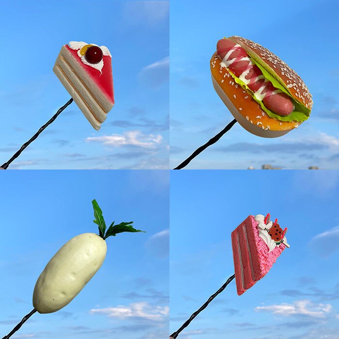 Mini Auto Antenne Decoratie Exterieur Decoratie Antenne Leuke Cartoon Voedsel Pop Cactus Dak Modificatie