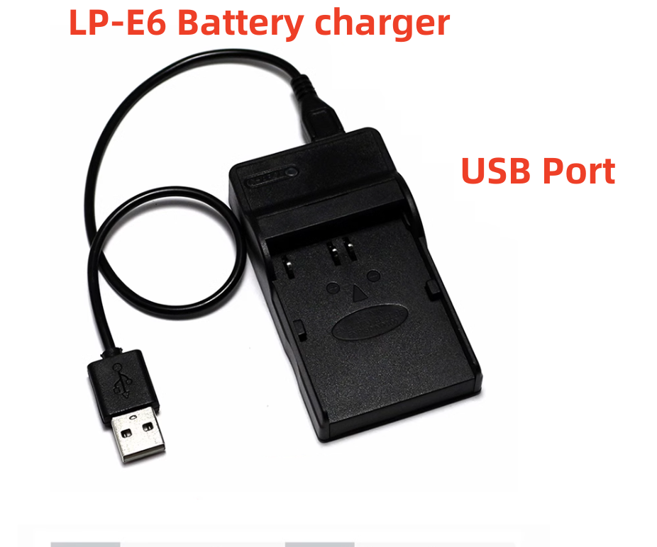 LP-E6 LPE6 E6N Camera Battery For Canon EOS R R5 R7 R6 R5C 60Da 60D 70D 80D 90D 5DSR 5Ds 5D 6D 7D Mark II LP-E6 Battery Charger: Pink