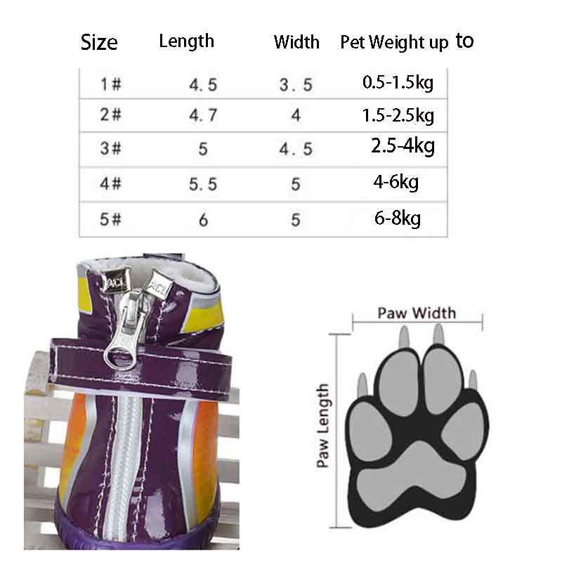 Boots For Dogs Booties Shoe For Dog Shoes Cats Waterproof Boots For Dogs Zapatos Para Perros Grandes Thick Snow Pets Puppies