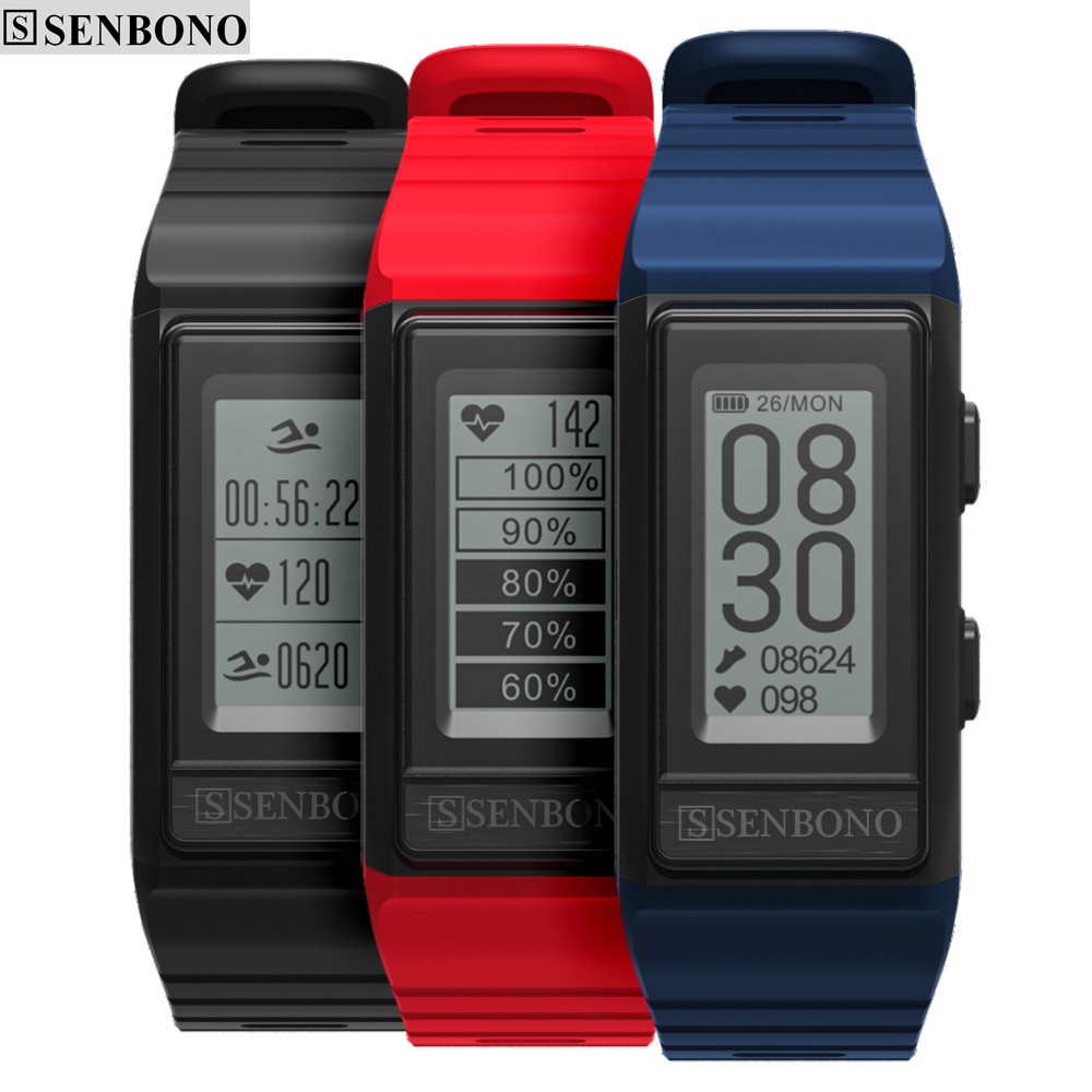 Senbono S909 Gps Sport Smart Band Monitor Cardiaco Activiteit Tracker Hoogte Hartslag Fitness Armband Mannen IP68 Waterdicht