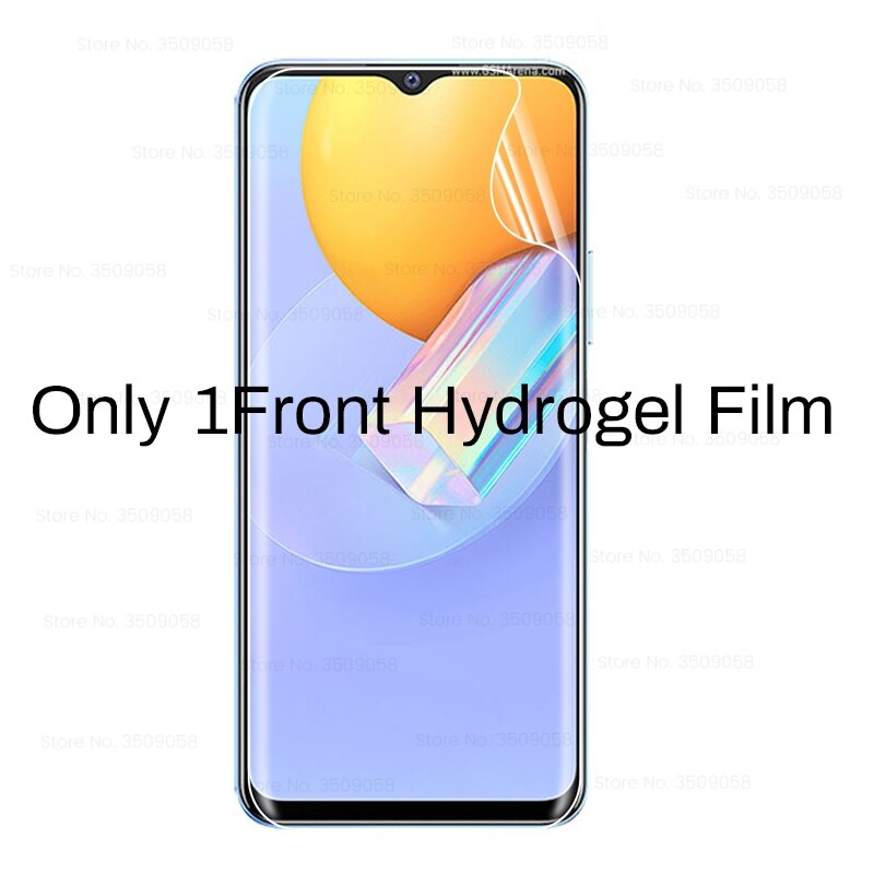 Voor + Back Hydrogel Film Voor Vivo Y31 Screen Protectors Niet Glas Voor Vivo Y31 Y 31 31Y VivoY31 v2036 6.58 &#39;&#39;Camera Glas: only 1front film