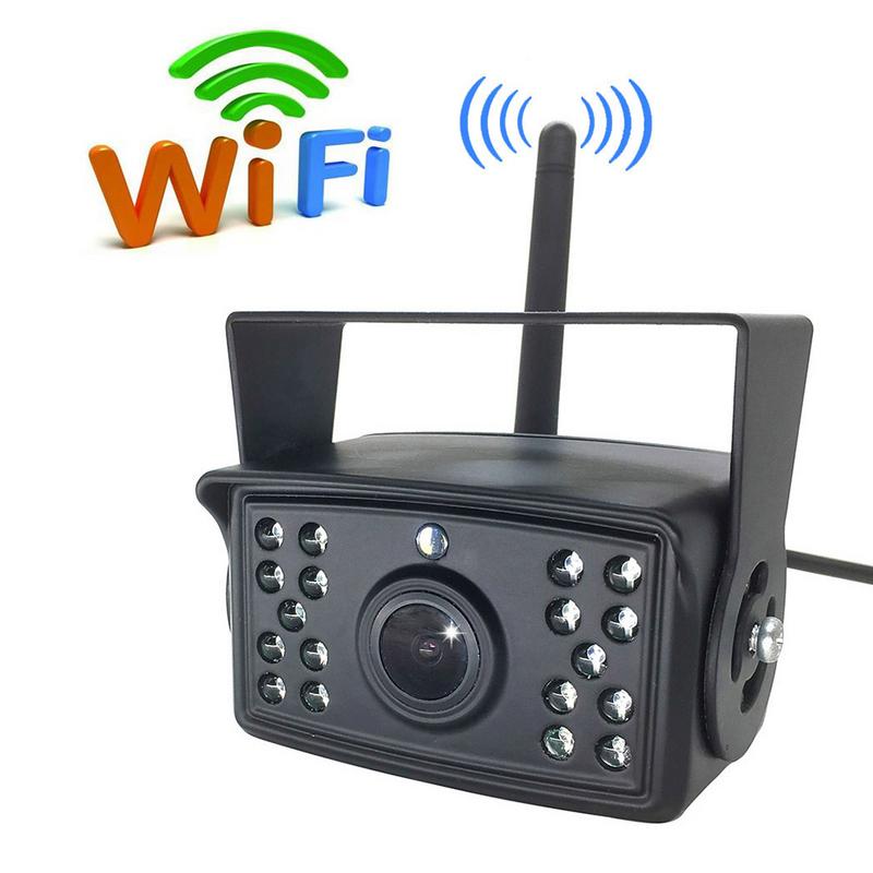 WiFi Achteruitrijcamera Backup Camera Voor Bus Caravan Vrachtwagen Trailer Auto Ondersteuning iphone Android Apparaten Monito 10.5