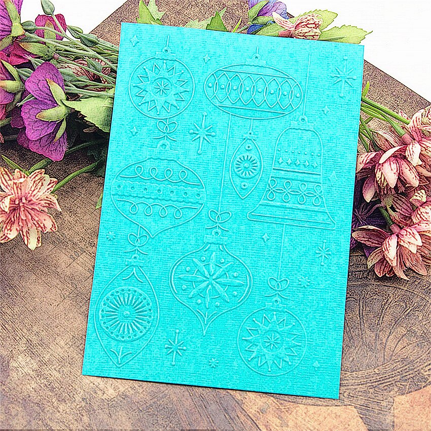 plastic Easter bell template craft card making paper card album wedding decoration Embossing folders