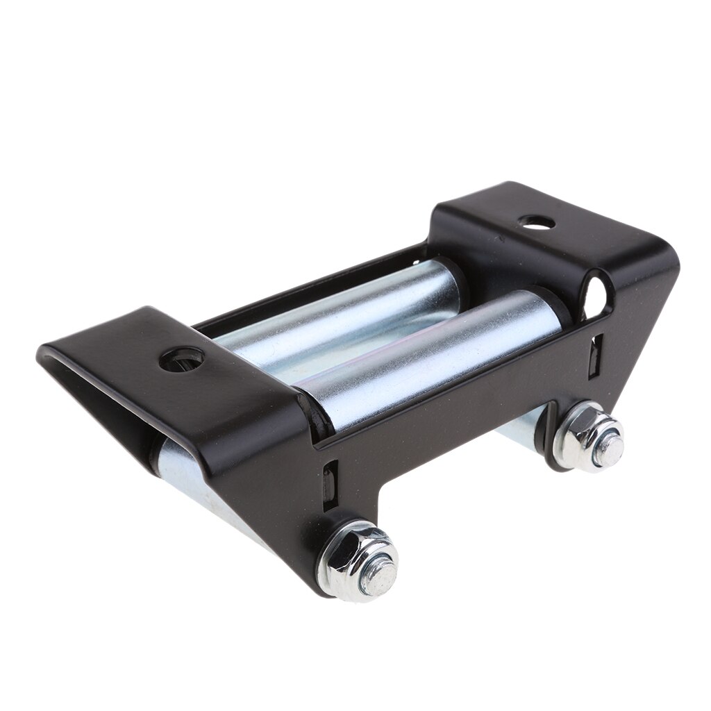 Sinocea 6-Inch Winch Roller Fairlead 4-Way Cable Lead Guide For ATV, UTV, Jeep SUV - 4000-5500 Lbs