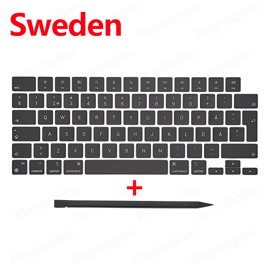 Keyboard Keys Keycap For Macbook Pro Air 14" 16" A2442 A2485 A2779 A2780 A2918 A2991 A2992 A2681 A2941 Keys Cap Replace: Coffee