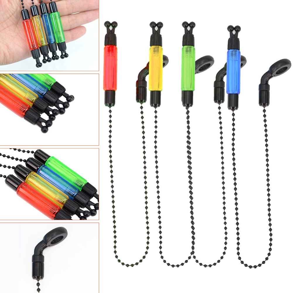 3pcs Bobbins Hangers Accessories Carp Illuminated Practical Bite Indicator Tackle Swinger Light Alerter Fishing Alarms Outdoor