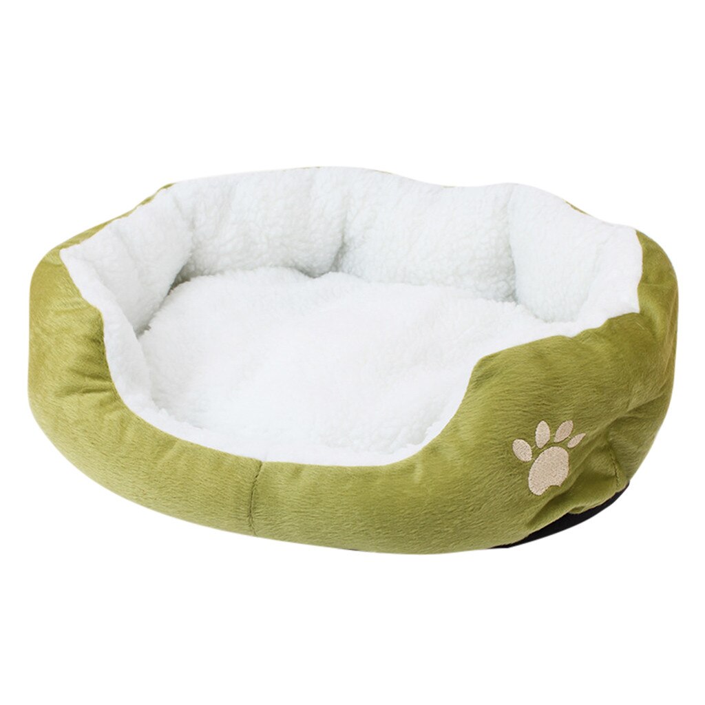 Pet Bed for Small Medium Large Dog Crate Pad Soft Bedding Moisture Proof Bottom for All Seasons Puppy Dog House Pet Bed#J7: Army Green