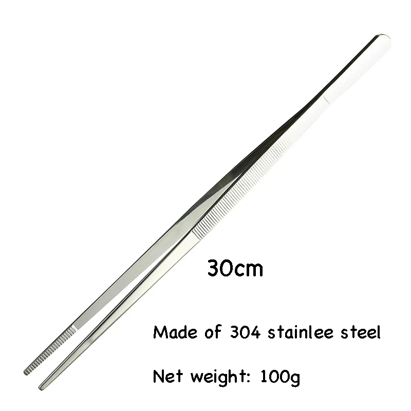30cm Cocktail Garnish Tongs Cocktail Tweezers Bar Tweezers Kitchen Seafood Tongs Kitchen Accessories Bartender Tools: light green