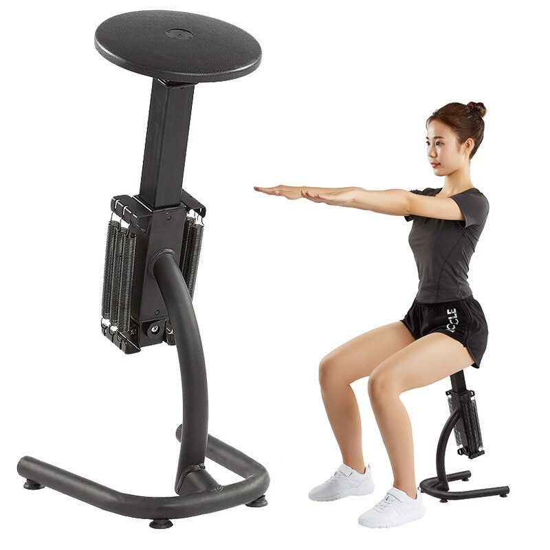 GFV-2 Home Squat Slim Leg Rack Adjustable Height Squat Hip Exercise Machine Squat Training Frame Device Indoor Fitness Equipment