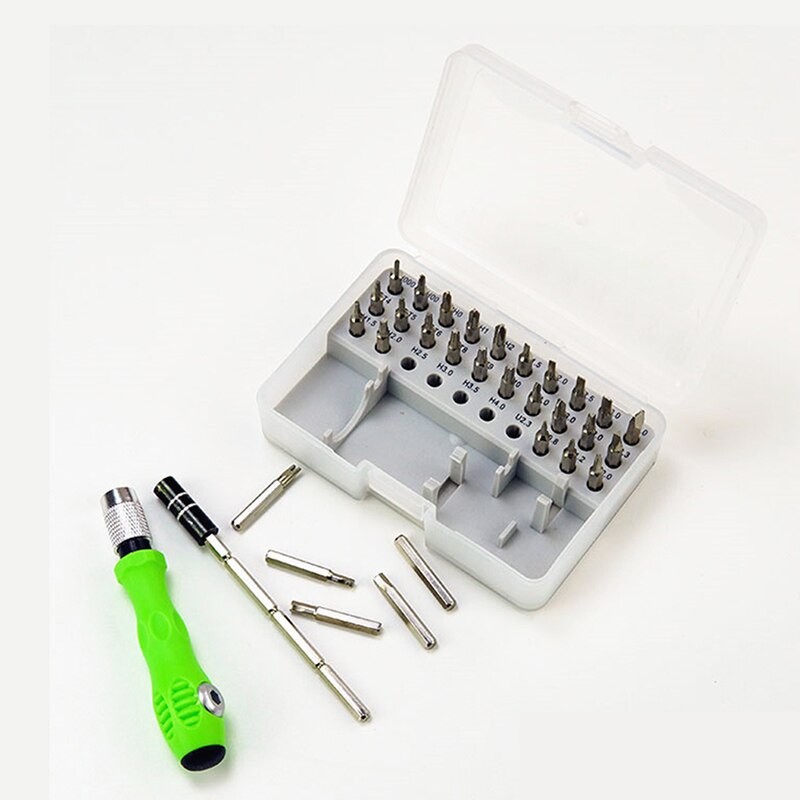32 In 1 Schroevendraaier Set Precisie Mini Magnetische Schroevendraaier Bits Kit Telefoon Mobiele Ipad Camera Onderhoud Tool Reparatie