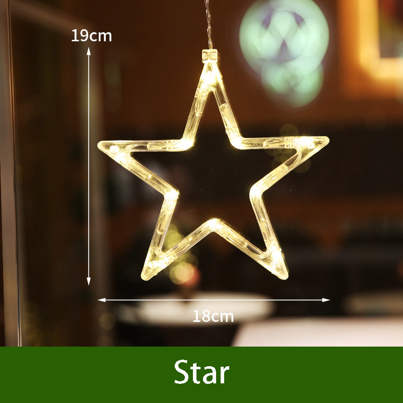 Weihnachtsdekoration LED-Lichterkette für Zuhause, Hochzeit, Schaufenster, Girlande, Lichter Ich bin Freien, Weihnachtsmann, Schneemann, stanzfrei: Orange
