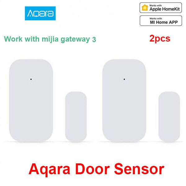 Xiaomi Norma Mijia Casa Intelligente Sensore Multifunzionale BLE Gateway 3 Sistema di Allarme Intelligente On-Line Radio Luce di Notte Campana 2020 Più Nuovo: 2pcs aqara door